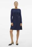 Платье Vero Moda MINI U-BOOT AUSSCHNITT, Navy Blazer/Dark Blue - фото 2