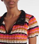 Летняя хлопковая поло Anna Kosturova, Multi Stripes - фото 4