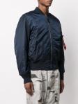 Alpha Industries двусторонний бомбер, синий - фото 3