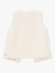 Детский жилет из искусственного меха Angel & Rocket, Cream - фото 7
