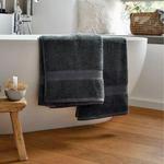 Душевые полотенца набор  Zollner, антрацитовый - фото 3