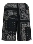 Шорты с банданным принтом Kapital, черный - фото 2