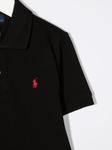 Ralph Lauren рубашка поло с вышитым логотипом, черный - фото 3