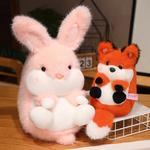 Плюшевая кукла Chubby Evening Fox, Rabbit, Earth Mole, высота 20см/30см/40см WELTSTON - фото 5