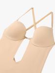 Боди-стринги с низкой спинкой Bye Bra, Beige - фото 5