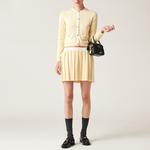 Кардиган женский Miu Miu, лимонный - фото 2