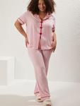 Пижама Trendyol Curve, розовый - фото