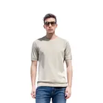 Футболка мужская GAP, серо-белый - фото 8