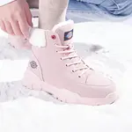 Ботинки женские Dickies Martin с мехом, розовый - фото 8