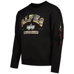 Свитер Alpha Industries College Camo, черный - фото 2