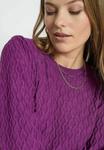 Джемпер PUFF SLEEVE PEPPERCORN, фиолетовый - фото 5