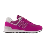 Кроссовки New Balance 574, темно-розовый/белый - фото