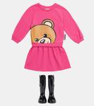 Резиновые дождевые сапоги Moschino Kids, черный - фото 2