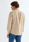 Рубашка с карманом лангарм Wrangler, Beige - фото 3