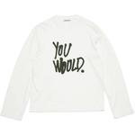 Длинный рукав Логотип Футболка Acne Studios, белый - фото 3