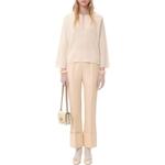 Длинный свитер с рукавами и декором Valentino, Birch Tree - фото 4