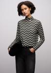 Топ Street One Long sleeved top, Schwarz/Black - фото 3