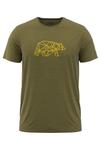 Футболка с принтом FORSBERG, цвет oliv - фото