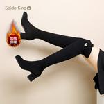 Сапоги женские черный Spider King - фото 5