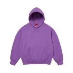 Толстовка Supreme Satin Appliqué Hooded Sweatshirt, Violet - фото
