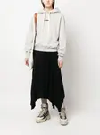 Худи с кулиской и логотипом JIL SANDER, серый - фото 2