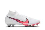 Бутсы Nike Mercurial Superfly 7 Elite FG 'Flash Crimson', белый - фото 2
