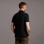 Простая рубашка-поло Lyle & Scott, черный - фото 2