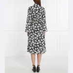 Платье с поясом и добавлением шелка Michael Kors, белый - фото 2