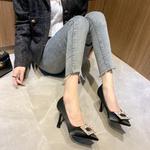 Туфли женские на высоком каблуке Xingdiman, черный - фото 13