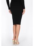 Юбка до колена faina, черный - фото 4