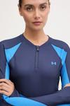 Тренировочный лонгслив Under Armour, темно-синий - фото 4
