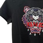 Футболка женская черная Kenzo - фото 4