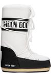 Moon Boot Белые и черные нейлоновые ботинки Icon - фото