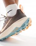 Кроссовки Nike Running ReactX Wildhorse 10 коричневого цвета - фото 5