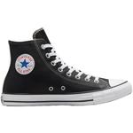 Кроссовки Converse Chuck Taylor HI Leather, черные, унисекс - фото