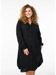 Платье-рубашка Zizzi Lina, Black - фото 2