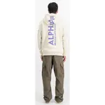 Худи Alpha Industries Back Print, бежевый - фото 5