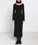 Платье Twinset Actitude с добавлением шерсти, черный - фото