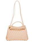 Плетеная кожаная сумка-тоут Walter Baker Hazel, розовый - фото