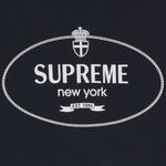 Футболка Supreme Crest Tee 'Navy' - фото 3