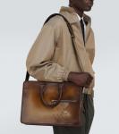 Кожаный портфель Berluti, зеленый - фото 3