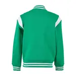 Куртка Urban Classics Inset College bomber, зеленый - фото 4