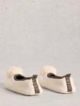 Балетки Pom White Stuff, Pale Ivory - фото 2