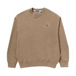 Свитер BAPE Ape Head One Point Crewneck, Beige - фото
