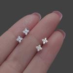 Серьги-гвоздики S925 для женщин MISS TOOYA - фото 7