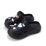 Кломпы женские XMISTUO, 3091-4 Белый [Котёнок и Рыбка] - фото 2