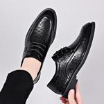 Чёрные классические туфли SHUPATE для мужчин - фото 5