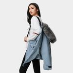 Пуховик женский туманно-серый голубой CAMEL - фото 7