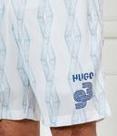Шорты найтэм Regular fit Hugo Blue, белый - фото 4