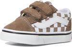 Кроссовки Vans Kids  Old Skool V, Color Theory Checkerboard Walnut - фото 7